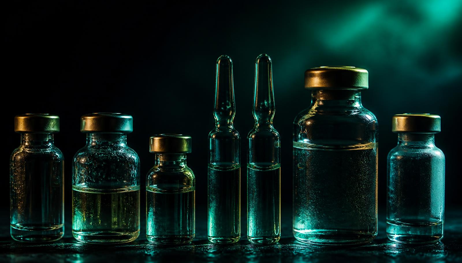 Frascos para terapias bioinjetáveis regenerativas